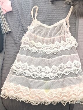 Iron Fist Black White Tier Camisole Dress